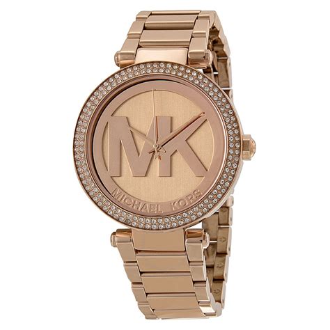 michael kors mk5865 parker rose gold womens watch|michael kors parker rose gold dial.